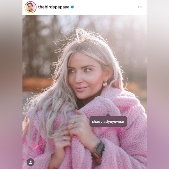 Shady Lady Light Pink Teddy Midi Coat - Picture 8 of 11